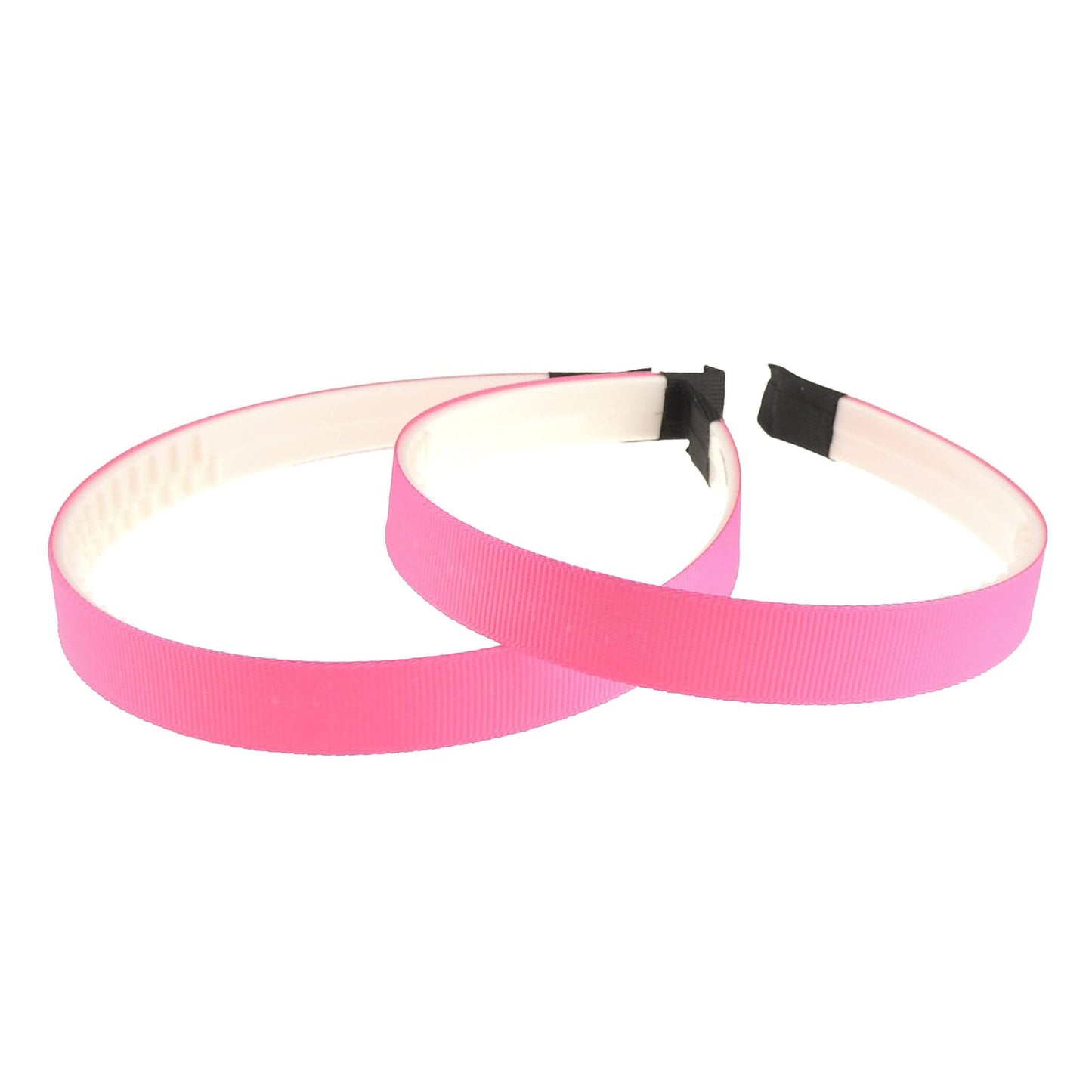 Set of 2 Girls Ladies DIY Dance Recital Play Birthday Party School Wedding Special Hair Accessories Narrow Fabric Ribbon Toothed 1.5cm Short Long Hair Headband Alice Band Hairband