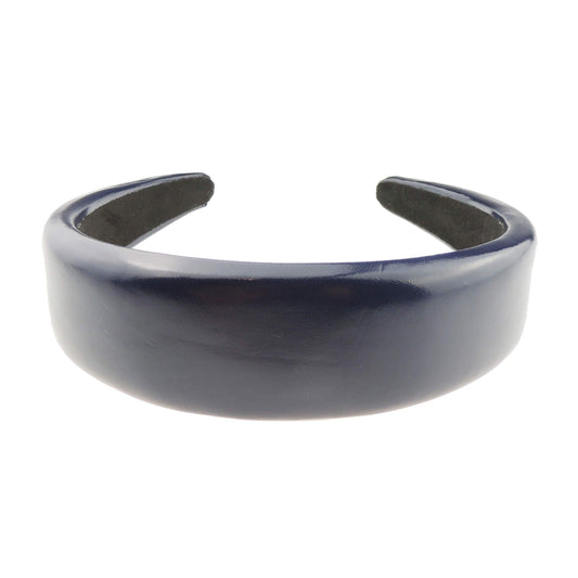 Women Patent Leather Look Formal Plaid Thick Wide 4cm Fabric Headband Alice Band Hair Accessory Hairband Christmas Birthday Wedding Guest Bridesmaid Prom Dance Holiday Pageant Prom (Red)
