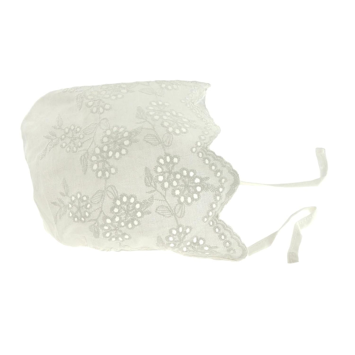 Glamour Girlz Baby Girls Boys Broderie Anglais Baby Bonnet Newborn to 3 Months