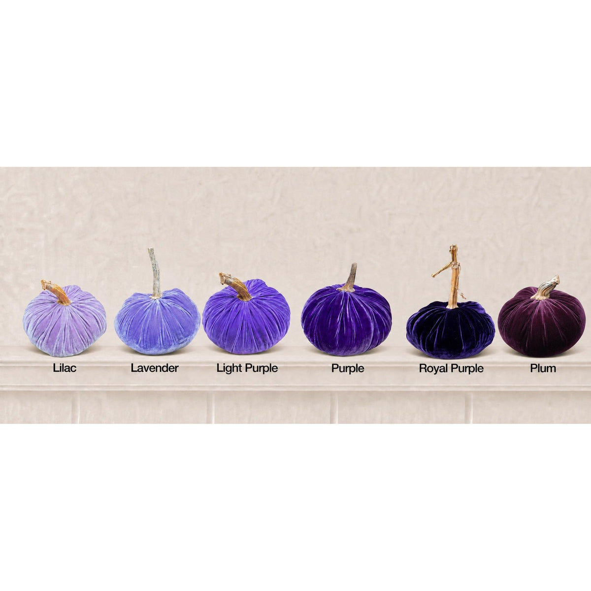 Royal Blue Luxury Silk Velvet LARGE Pumpkins Real Stem Harvest Autumn Handmade Home Decor Thanksgiving Table Decoration Centerpiece Ornament