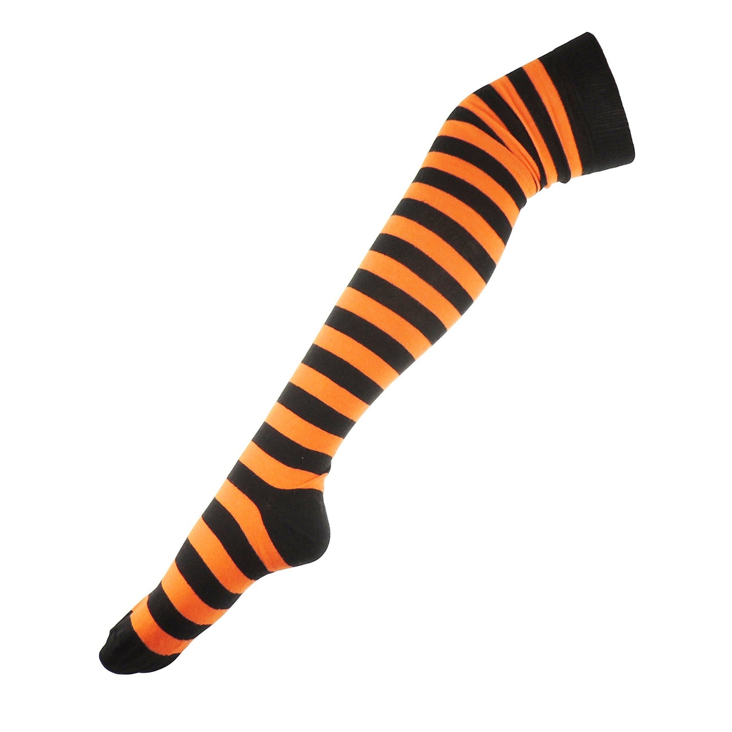 Womens Fancy Dress Party Dance School Costume Outfit Halloween Christmas Legwear Hosiery Steam Punk Over Knee Thigh Socks UK 4-7 (UK, Alpha, One Size, Regular, Regular, White Red Bobbles)