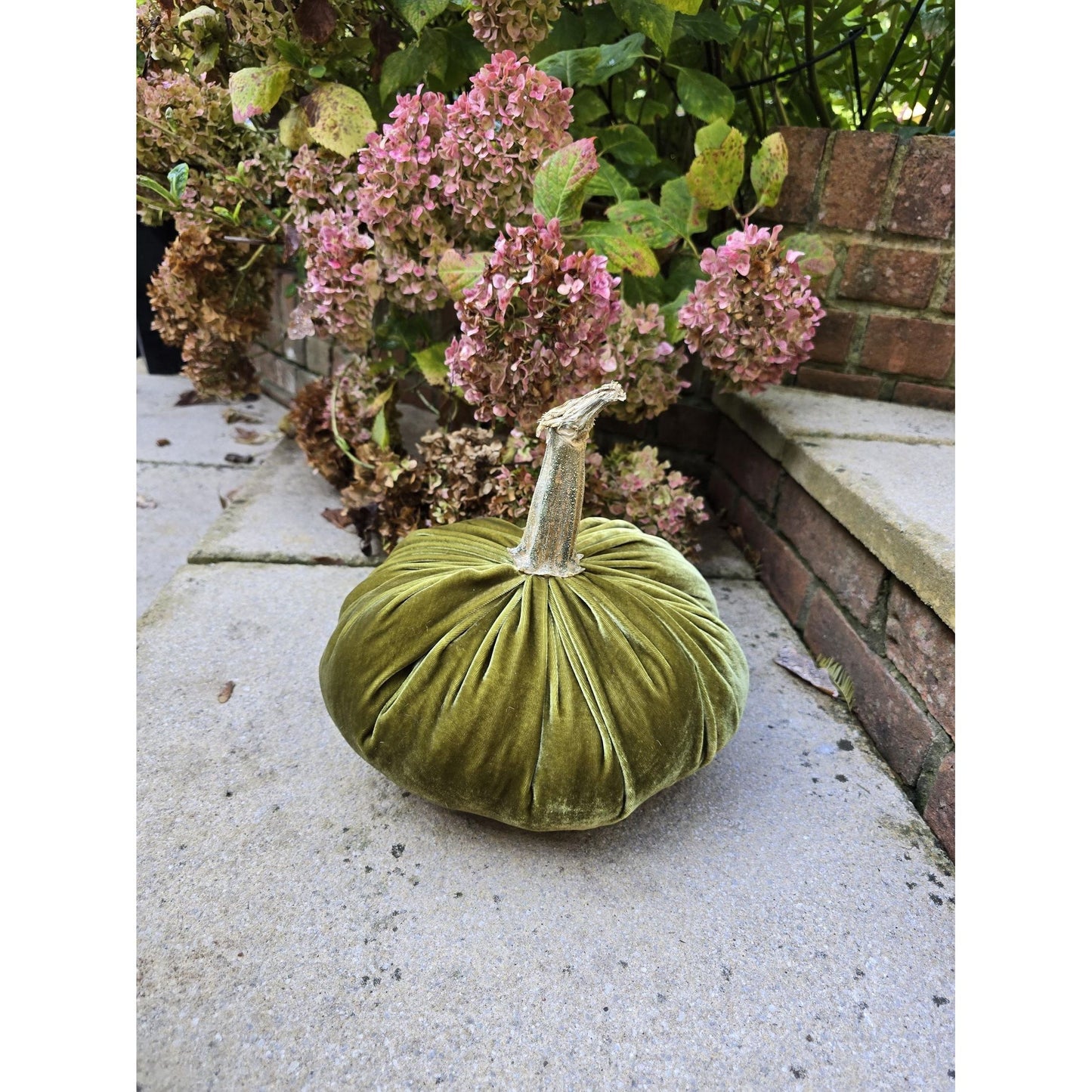 Royal Blue Luxury Silk Velvet LARGE Pumpkins Real Stem Harvest Autumn Handmade Home Decor Thanksgiving Table Decoration Centerpiece Ornament