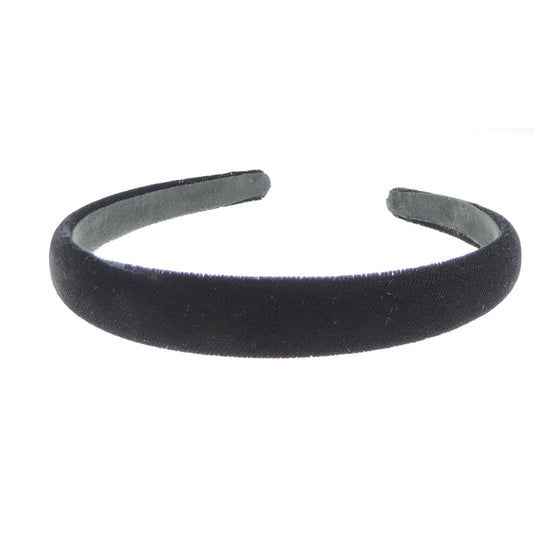 Ladies Girls Work School Uniform Birthday Party Wedding Dance Recital Party Bridesmaid Flower Girl Special Occasion Hair Black Velvet Short Long Hair Headband Alice Band Hairband 5 Sizes