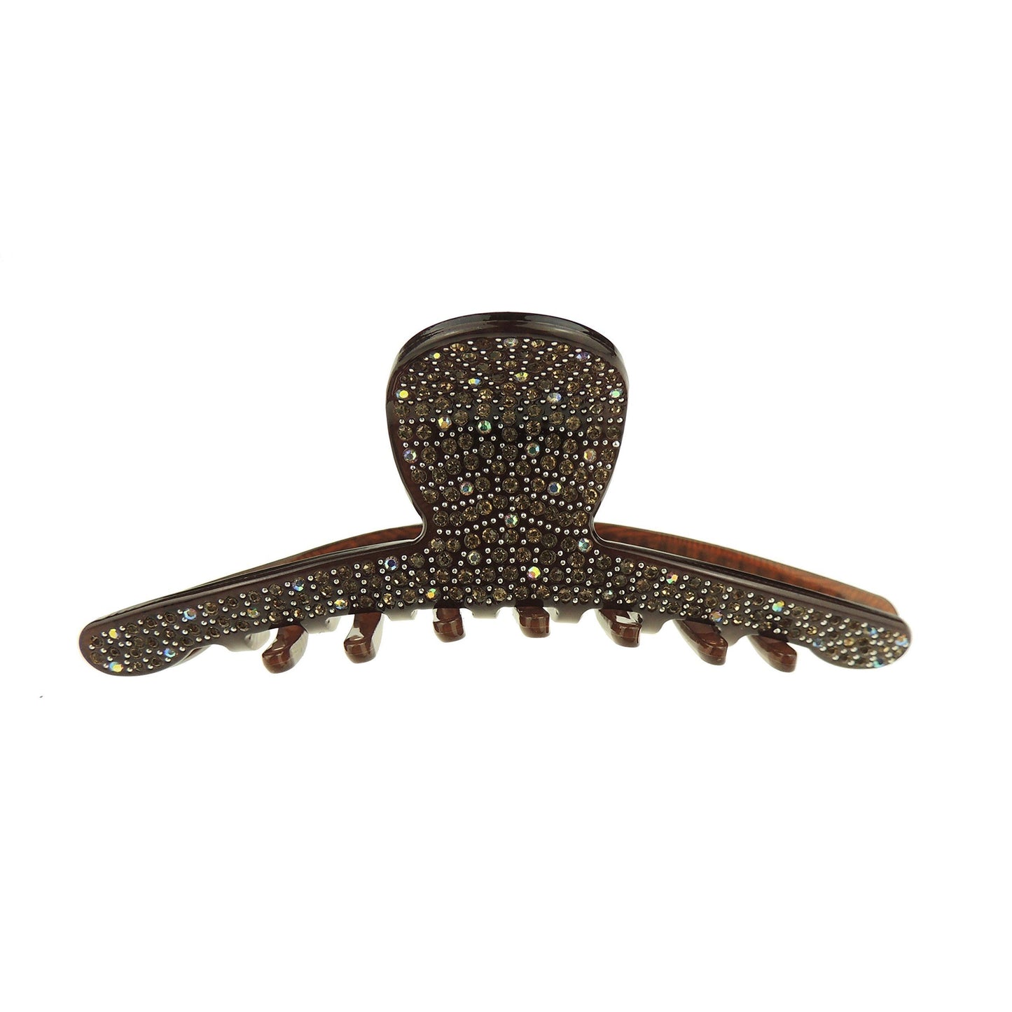 Extra Sparkly Women Girls Crystal Diamante Rhinestone Gems Bridal Wedding Evening Party Styling Thick Long Hair Accessories Butterfly Claw Jaw Clip Octopus Clamp Long 12cm Bow