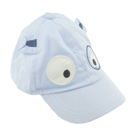 Cute Baby Boys Kids Infant Babies Childrens Toddler Newborn Cotton Pattern Snapback Baseball Peak Beanie Bucket Flat Baker Summer Beach Sunhat Sun Protection Hat Cap 3-15 Months Monster Dog (Blue)