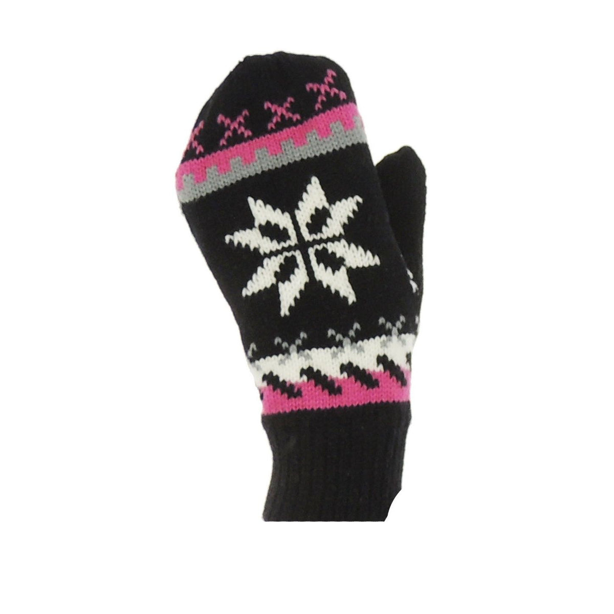 Glamour Girlz Womens Girls Cable Knitted Knit Thermal Fleece Lined Warm Winter Outdoor Hiking Cold Weather Skiing Snowboarding Christmas Birthday Gift Idea Hand Warmers Gloves Mitts Mittens