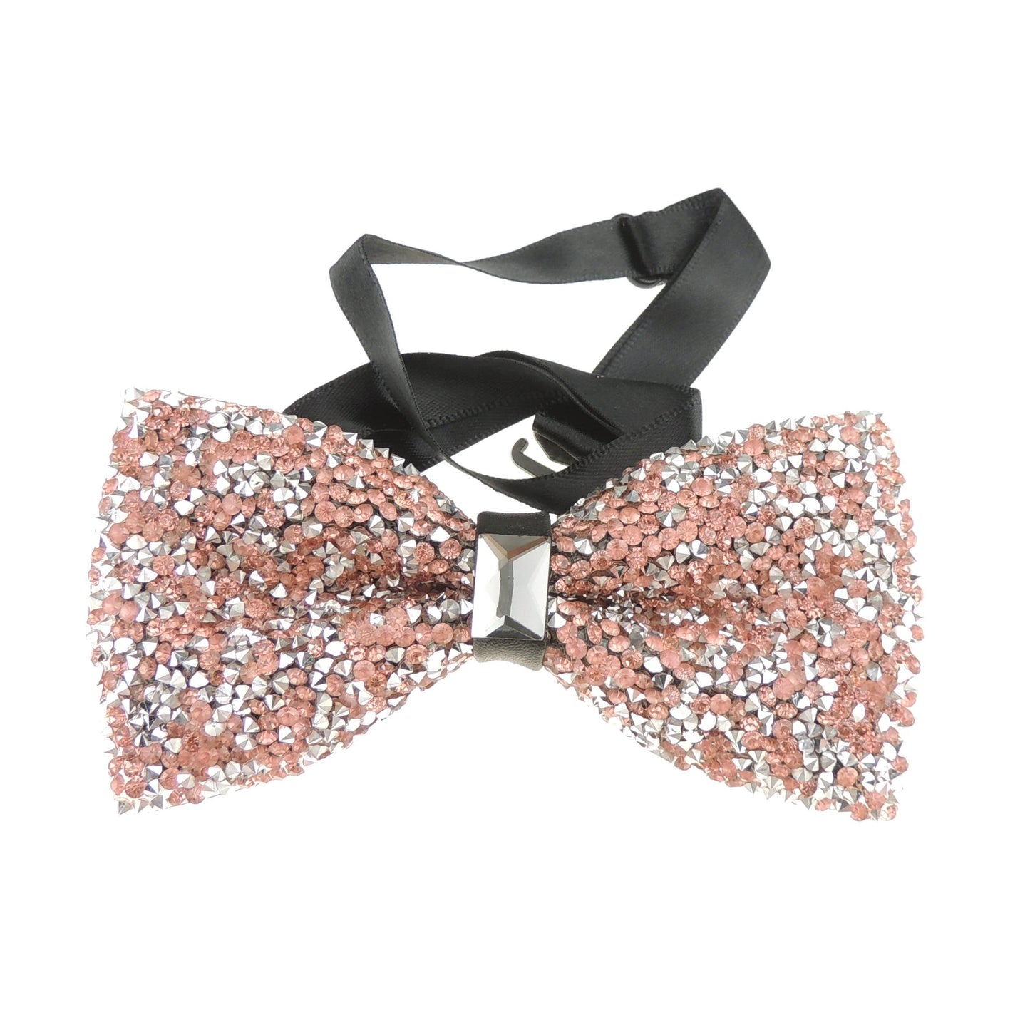 Men Diamante Beaded Encrusted Sparkly Evening Formal Wedding Black Tie Bow Tie