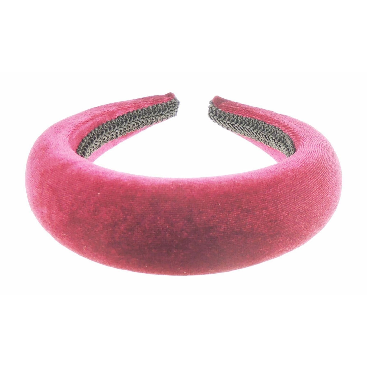 Girls Womens Occasion Wedding Christmas Bridal Evening Wide Thick Puffy Matador High Bump Padded Velvet Hairband Hair Accessories Headband Alice Band