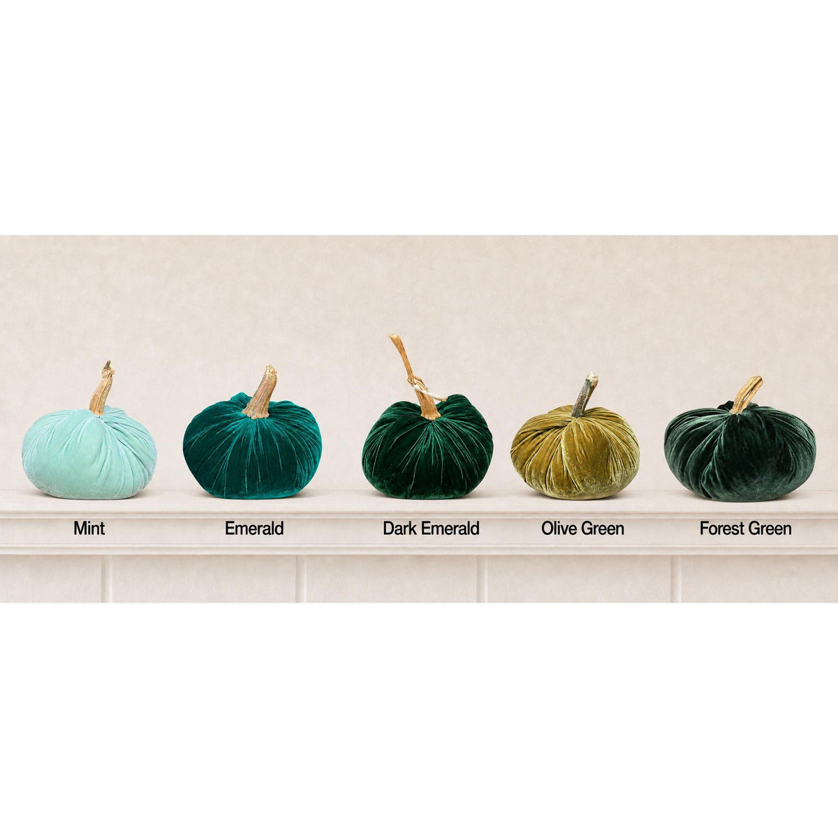 Royal Blue Luxury Silk Velvet LARGE Pumpkins Real Stem Harvest Autumn Handmade Home Decor Thanksgiving Table Decoration Centerpiece Ornament