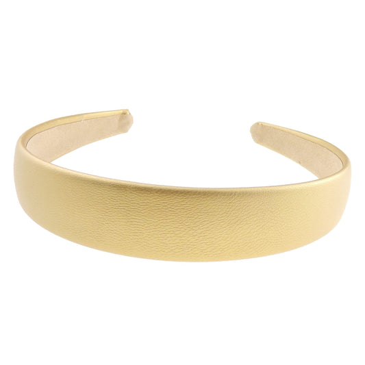 Girls Women (SMALL HEAD) 2.5cm Plain Leather Look Summer Wedding Party Birthday Bridal Headband Alice Band Hair Accessories Hairband Christmas Birthday Bridesmaid