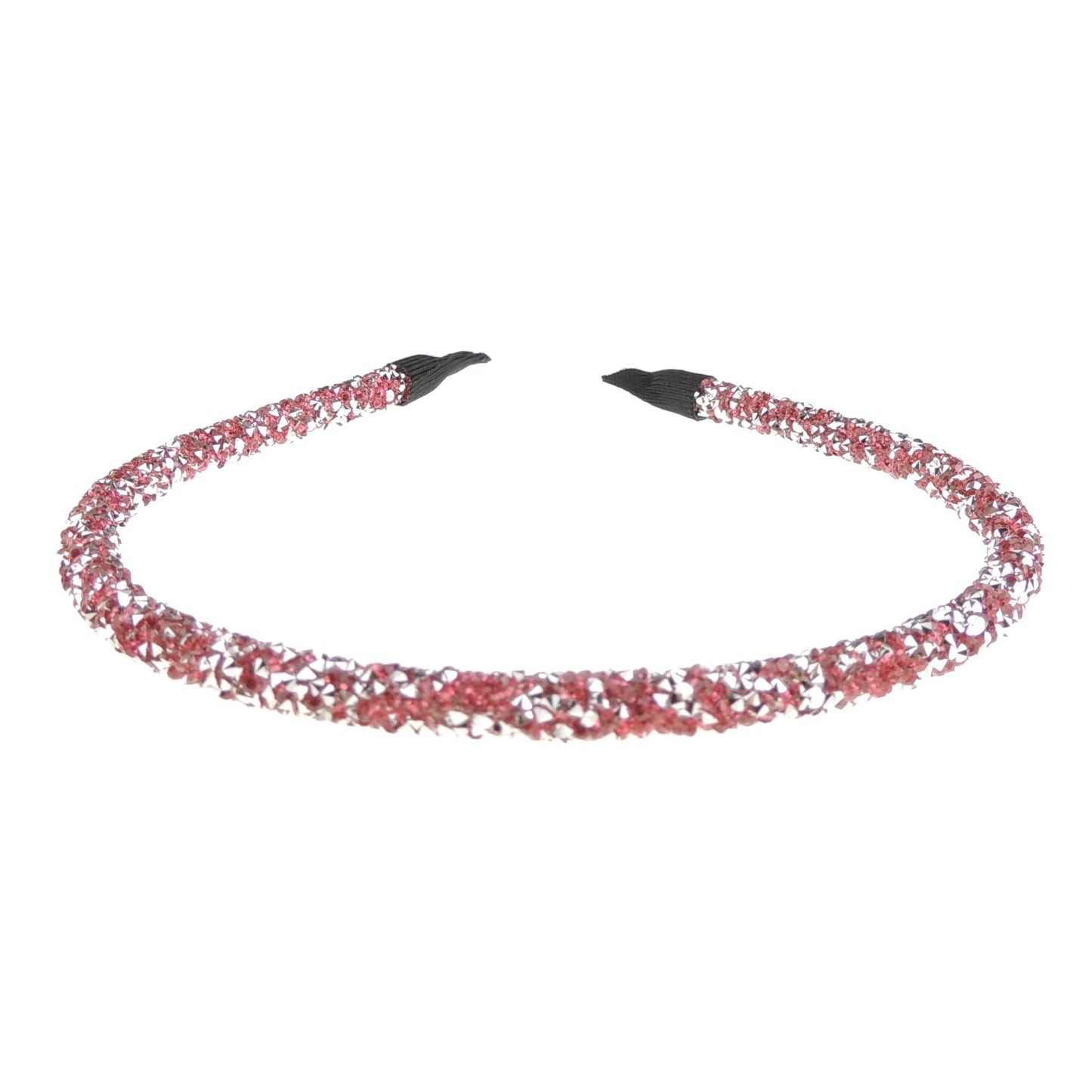 Sparkly Girls Crystal Encrusted Rhinestone Narrow Thin .5cm Wedding Formal Occasion Bridesmaid Christmas Birthday Pageant Evening Bridal Party Formal Alice Band Headwear Hairband Headband