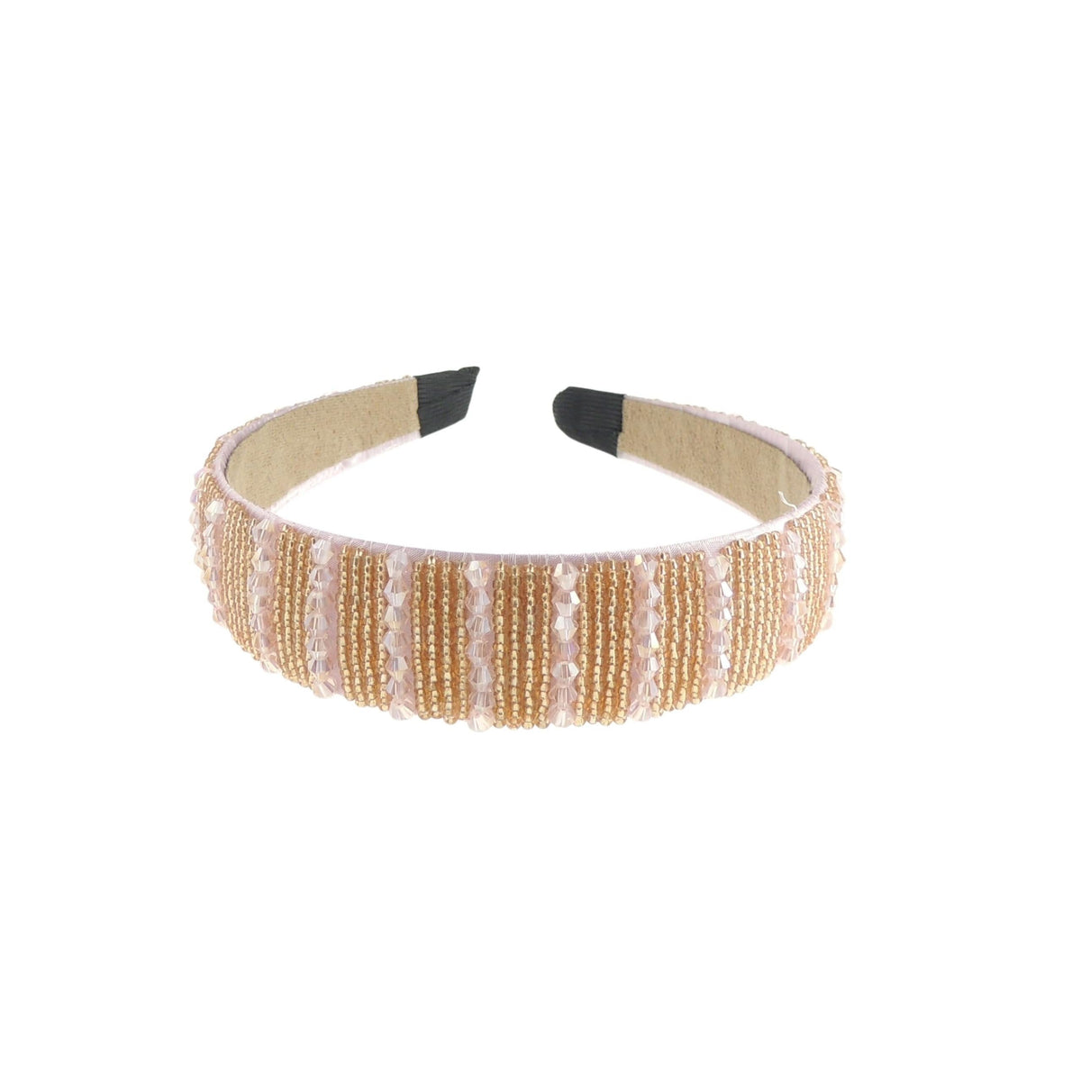 Womens Sparkly Beaded Jeweled Embellished Crystal Birthday Party Wedding Bridal Special Occasion Hair Accessories 2.5cm Short Long Hair Headband Alice Band Hairband
