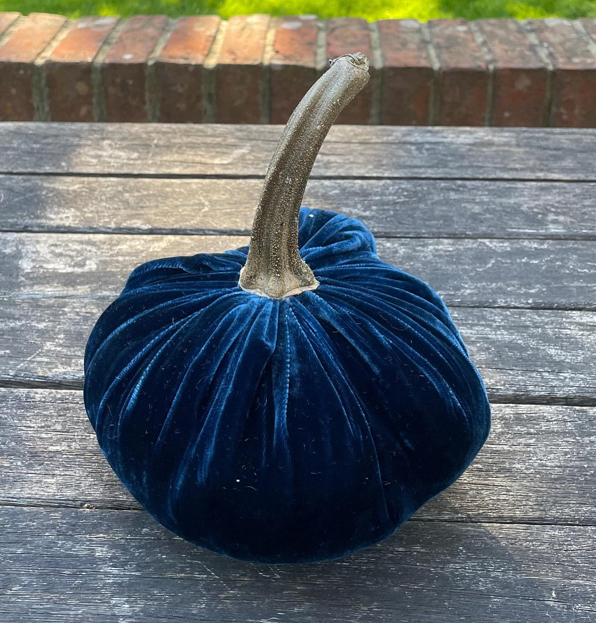 Large Silk Velvet Pumpkins, Fall Autumn Decoration,Xmas Thanksgiving Decor,Table Centerpiece, Rustic Wedding Decor,Dark Emerald Kelly Green