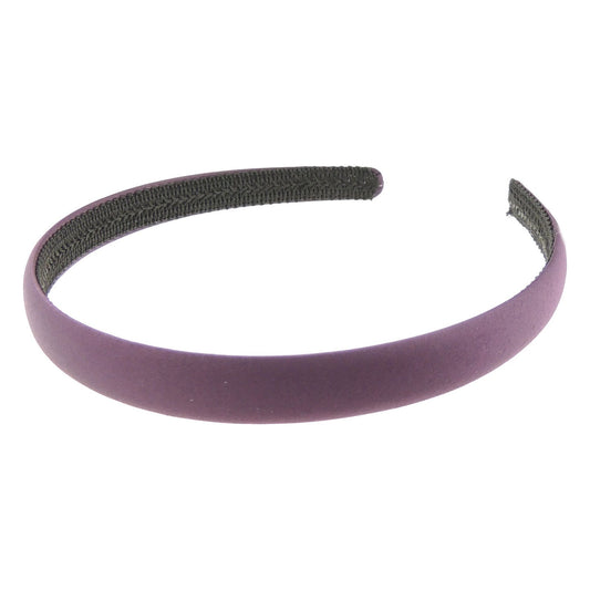 Girls 1.5cm Satin Covered School Headband Alice Band
