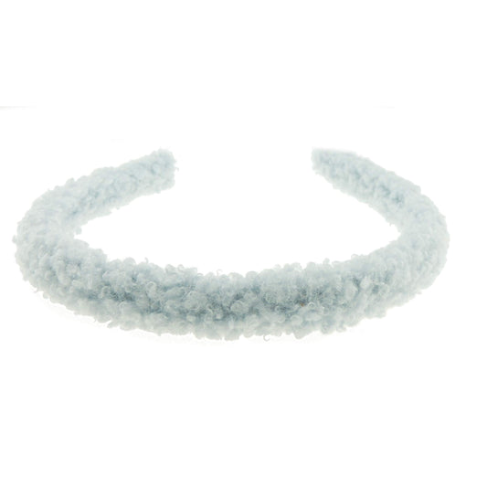 Girls Women Thin Narrow Winter Fluffy Plush Fabric Everyday Work School Gym Yoga Headband Alice Band Alice Band Hair Accessories Hairband Christmas Birthday Wedding Bridesmaid