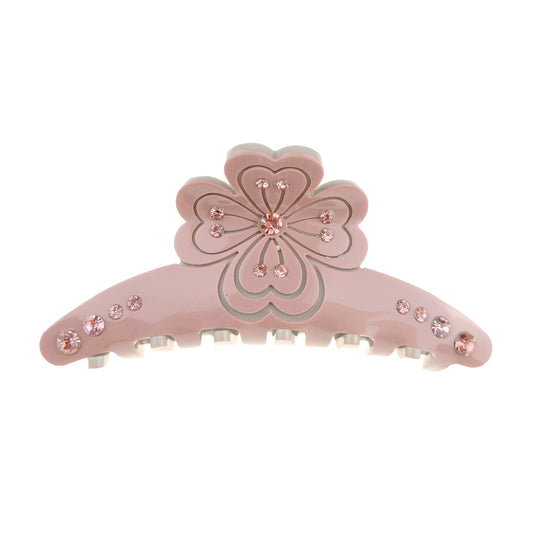 Womens Girls Crystal Rhinestone Luxury Diamante Bulldog Wave Jaw Clip Octopus Clamp Grip Bridal Wedding Party Birthday Christmas Summer Styling Short Long Hair Butterfly Daisy Flower