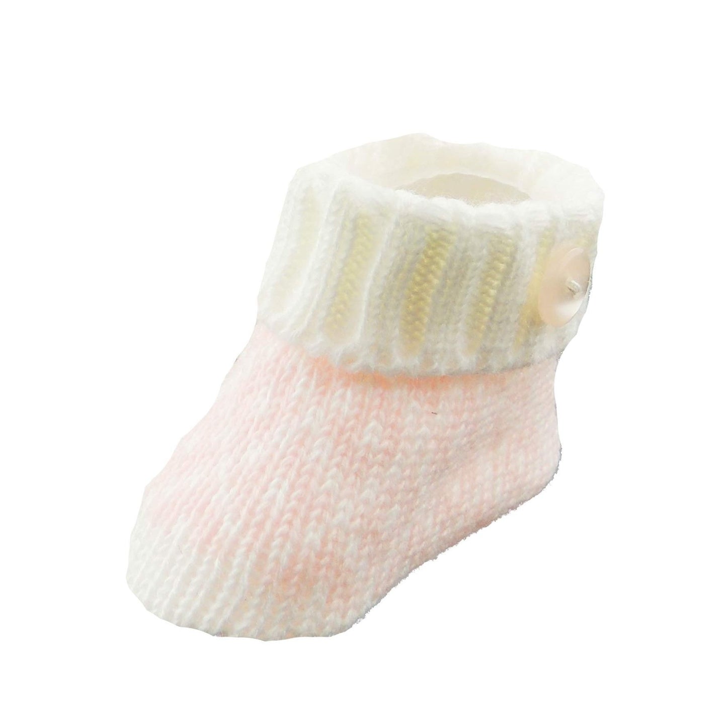 Glamour Girlz Newborn Baby Girls Boys Fair Isle Knit Booties Essential Turn Down Socks