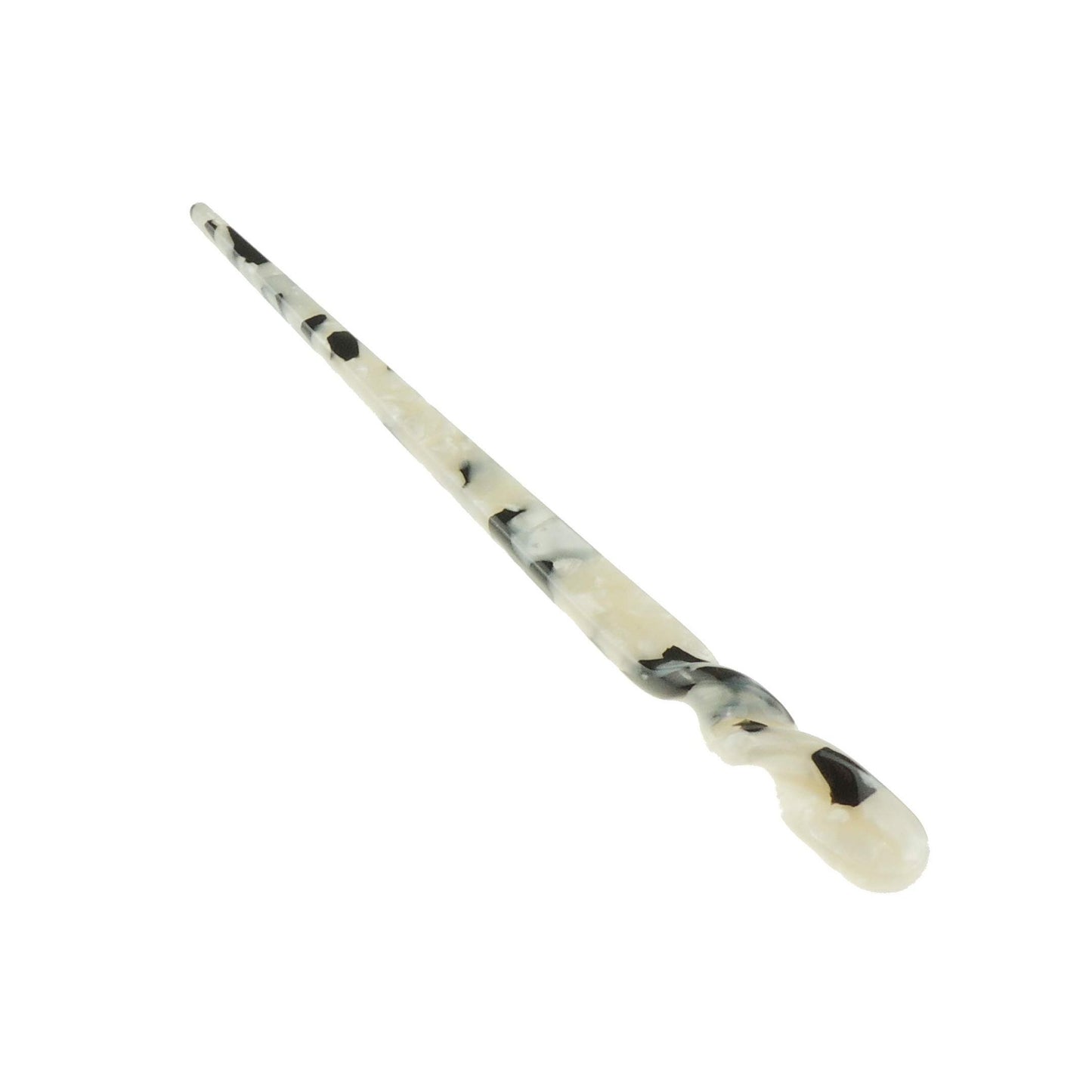 Womens Retro Boho Twist Bridal Wedding Party Bridesmaid Christmas Gift Banana Styling Hair Accessories Pins Bun Holder Chignon Brooch Hairpin Slide Jewelry Updo Chopsticks Stick Marbled
