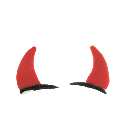 Fancy Dress Up Party Role Play Cosplay Costume Hen Do Halloween Deeley Bopper Snap Hair Clips Grips Barrette Goth Steampunk Satan Vampire Devil Plush Red Horns For Women Girls