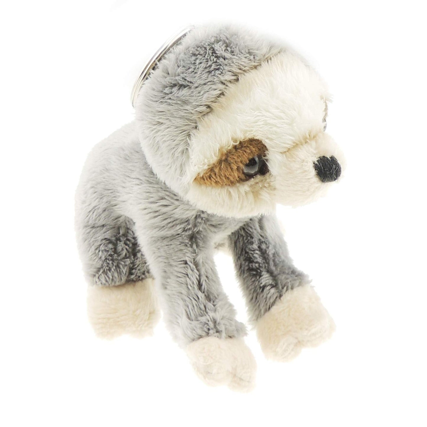 Cute Soft Cuddly Fluffy Christmas Birthday Gift Plush Fabric Animal Pet Farm Safari Wildlife Women Men Car Handbag Bag Backpack Purse Charm keyring Key Chain Rings