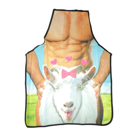 Glamour Girlz Mens Womens Chef Kitchen Cooking Baking BBQ Rude Joke Naughty Funny Novelty Present Stag Do Party Gift Pinny Pinafore Apron Birthday Christmas Farm Sheep