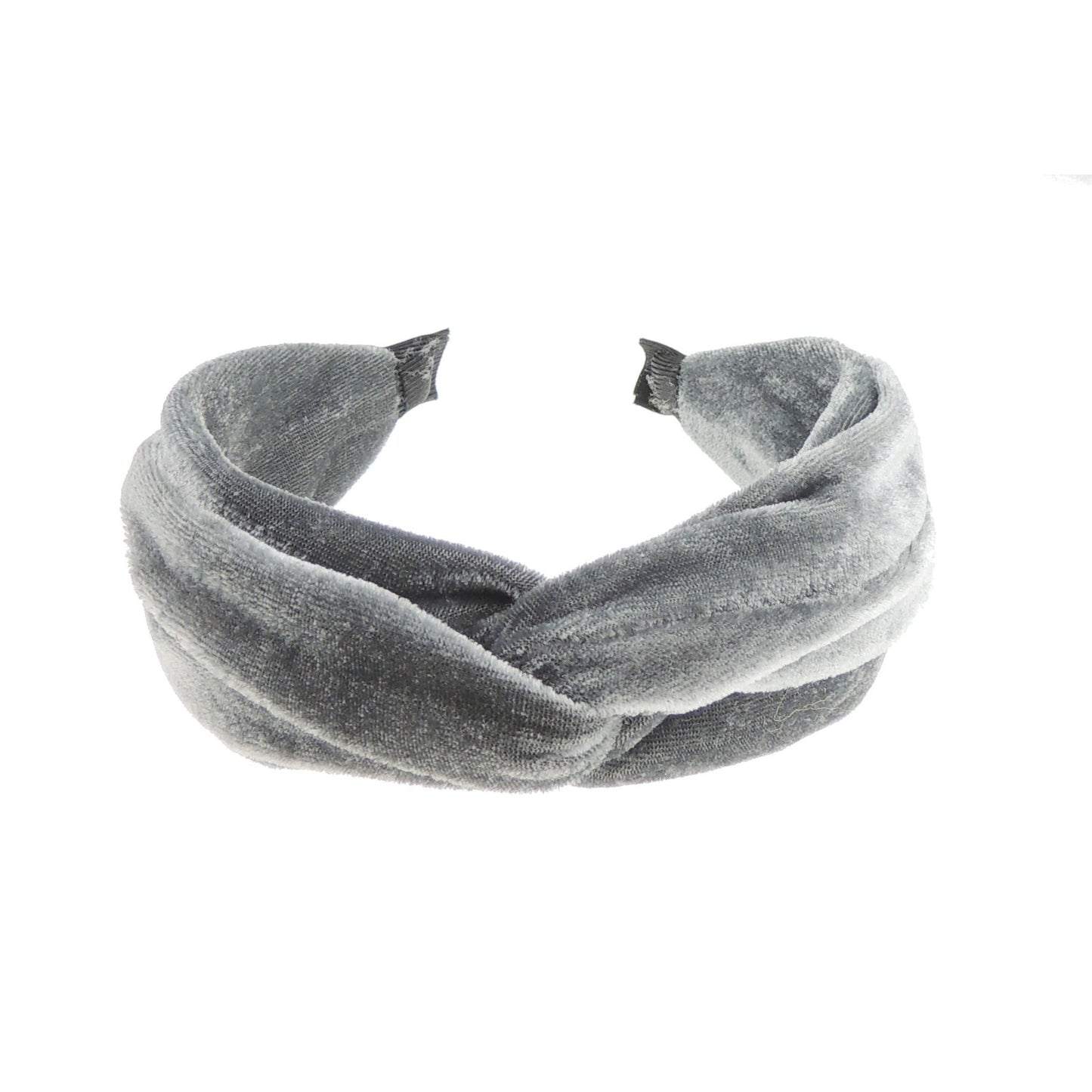 Womens Luxury Velvet Twist Knotted Turban Vintage Boho Wide Winter Evening Wedding Party Bridal Christmas Birthday Bridesmaid Headband Alice Band Hair Accessories Hairband, Gift Idea (Nude)