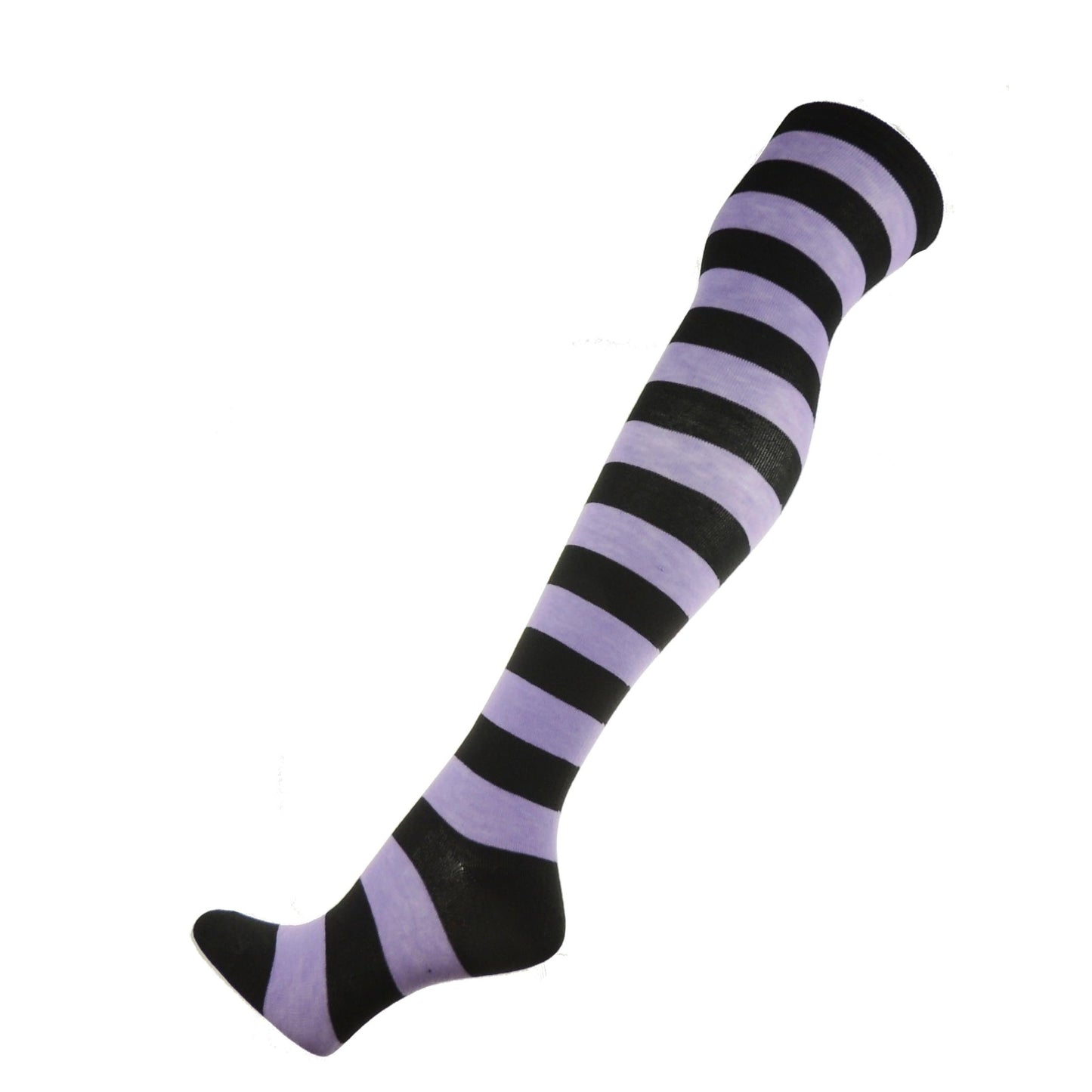 Womens Fancy Dress Party Dance School Costume Outfit Halloween Christmas Legwear Hosiery Steam Punk Over Knee Thigh Socks UK 4-7 (UK, Alpha, One Size, Regular, Regular, White Red Bobbles)