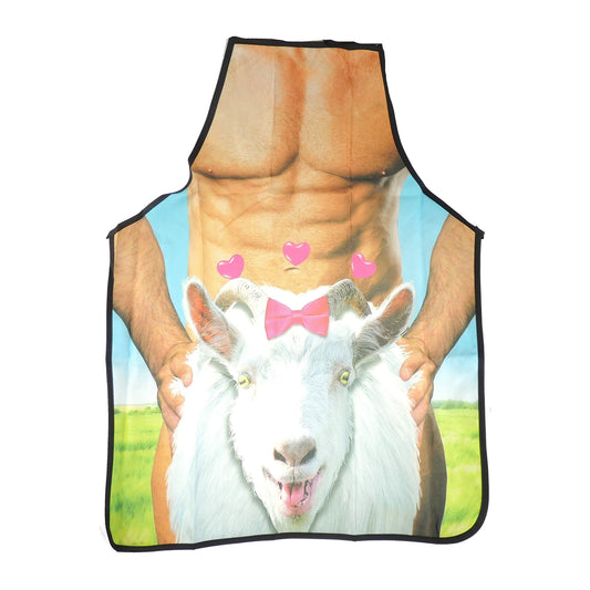 Glamour Girlz Mens Womens Chef Kitchen Cooking Baking BBQ Rude Joke Naughty Funny Novelty Present Stag Do Party Gift Pinny Pinafore Apron Birthday Christmas Farm Sheep