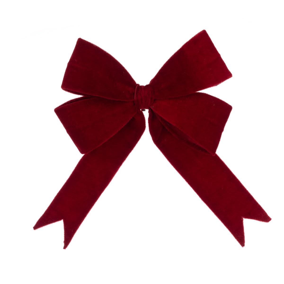Velvet Red Festive Bow Hanging Christmas Bow Stay Hard Xmas Tree Wreaths Decor Decoration