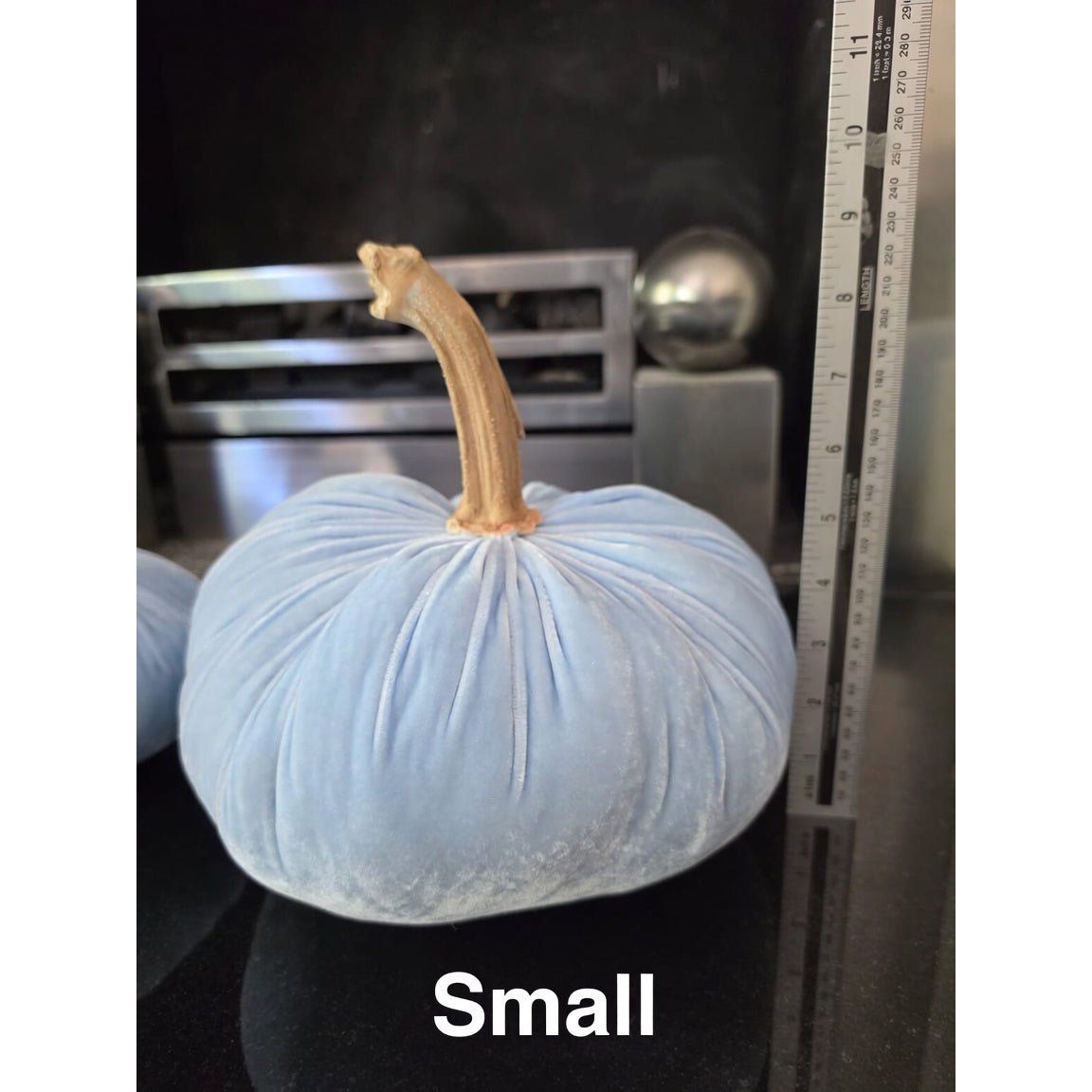 Luxury Silk Velvet Pumpkin - White | Elegant Wedding Centerpieces & Coastal Home Decor