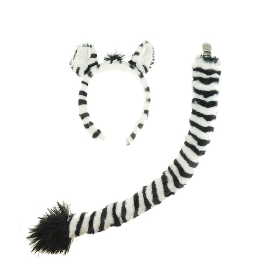 Glamour Girlz Cute Plush Faux Fur Fancy Dress Up Party Role School Play Cosplay Costume Christmas Halloween Deely Deeley Bopper Animal Headband Hairband Hair Alice Band Ears & Tail Set