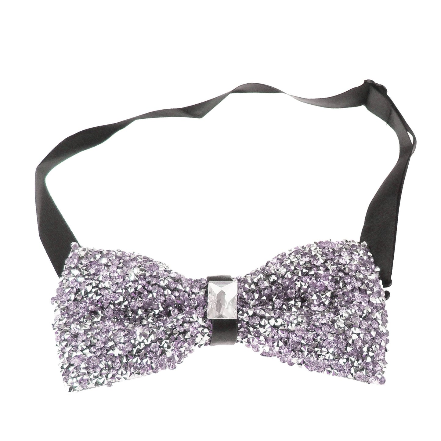 Men Diamante Beaded Encrusted Sparkly Evening Formal Wedding Black Tie Bow Tie