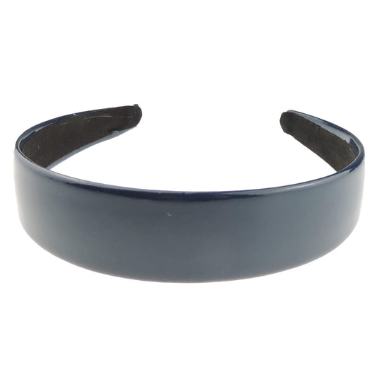 Girls Ladies Small Head Patent Leather Look Shiny Headband Alice Band