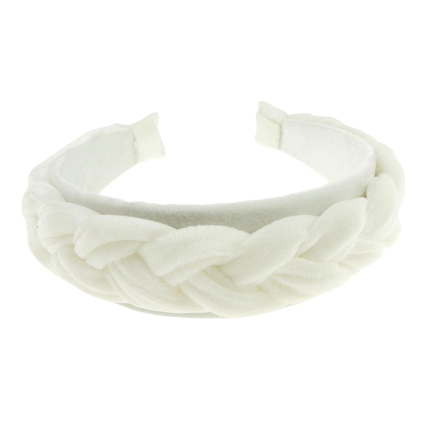 Womens Luxury Occasion Wedding Bridal Party Birthday Christmas Evening Luxury Wide Thick Plaited Braided Twist Turban Padded Velvet Velour Hair Hairband Accessories Headband Alice Band