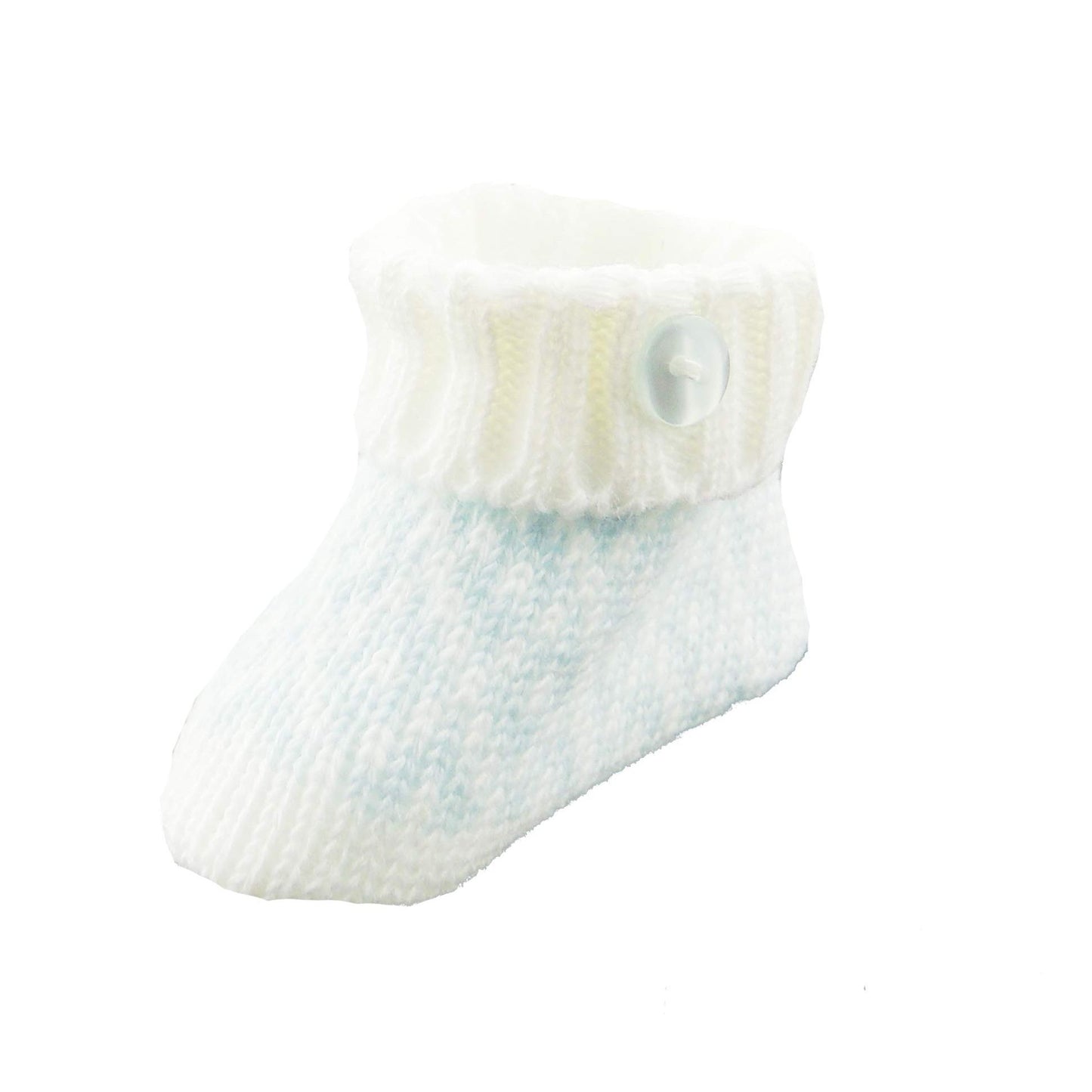 Glamour Girlz Newborn Baby Girls Boys Fair Isle Knit Booties Essential Turn Down Socks