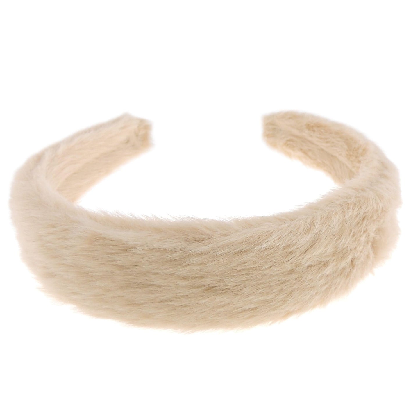 Womens SMALL HEAD Wide Soft Plush Faux Fur Fabric Boho Winter Christmas Birthday Wedding Bridesmaid Party Headpiece Hair Head Headband Alice Band