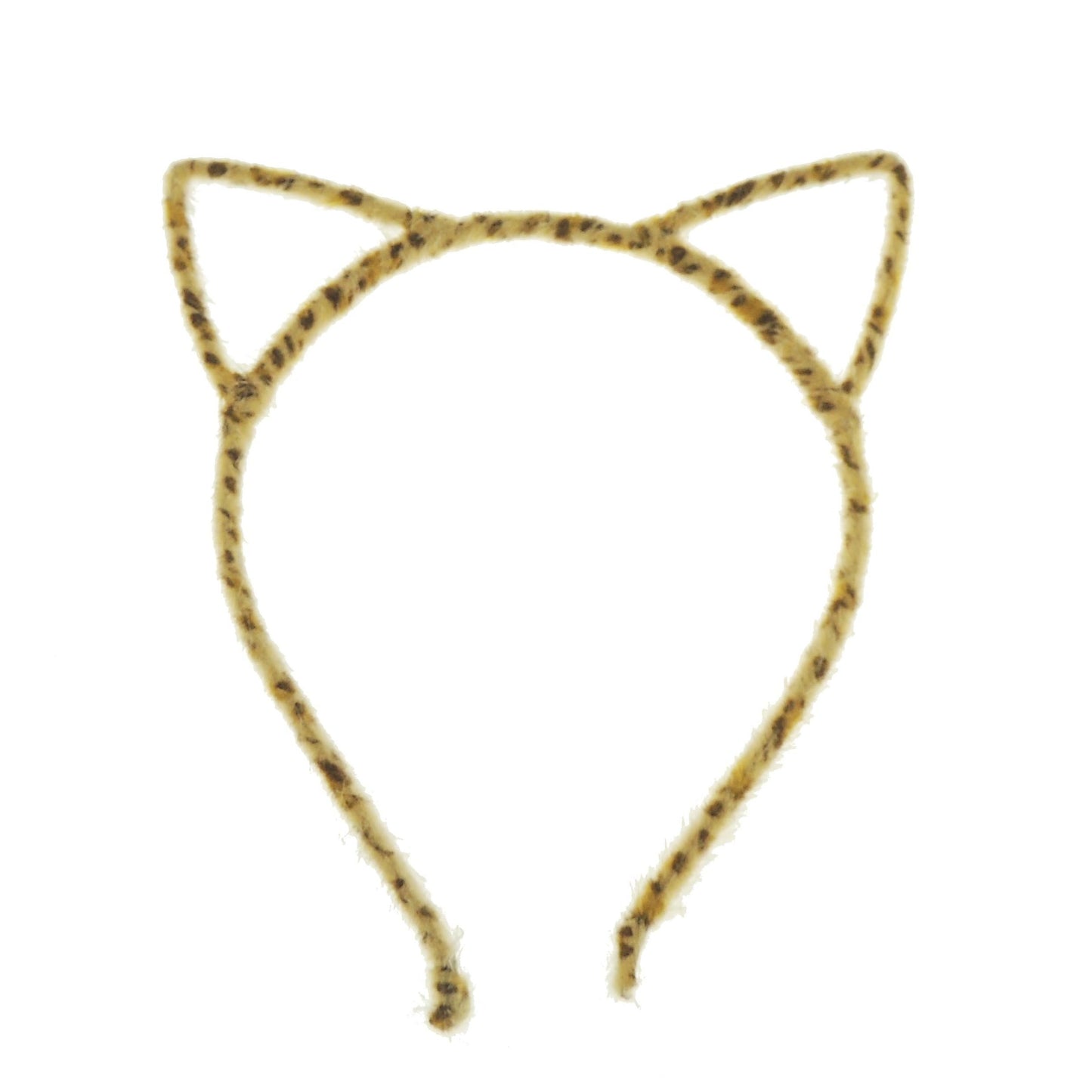 Glamour Girlz Unisex Womens Fuzzy Stencil Animal Cat Ears Narrow Halloween Costume Outfit Party School Play Headband Hair Hoop Accessories Headpiece Alice Band Hairband Deeley Bopper