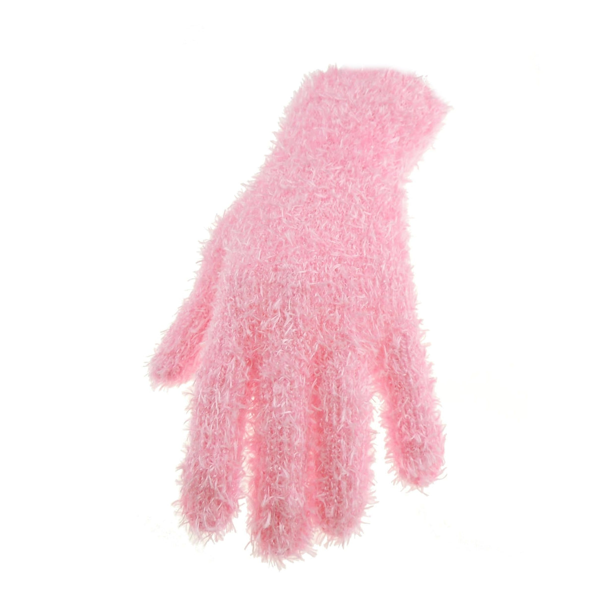 Unisex Childrens Kids Boys Girls Knit Feather Soft Warm Stretchy Magic Full Finger Gloves Mittens For Birthday Christmas School Gift Party Bag Ideas 7 8 9 10 11 12 13 14years (Black)
