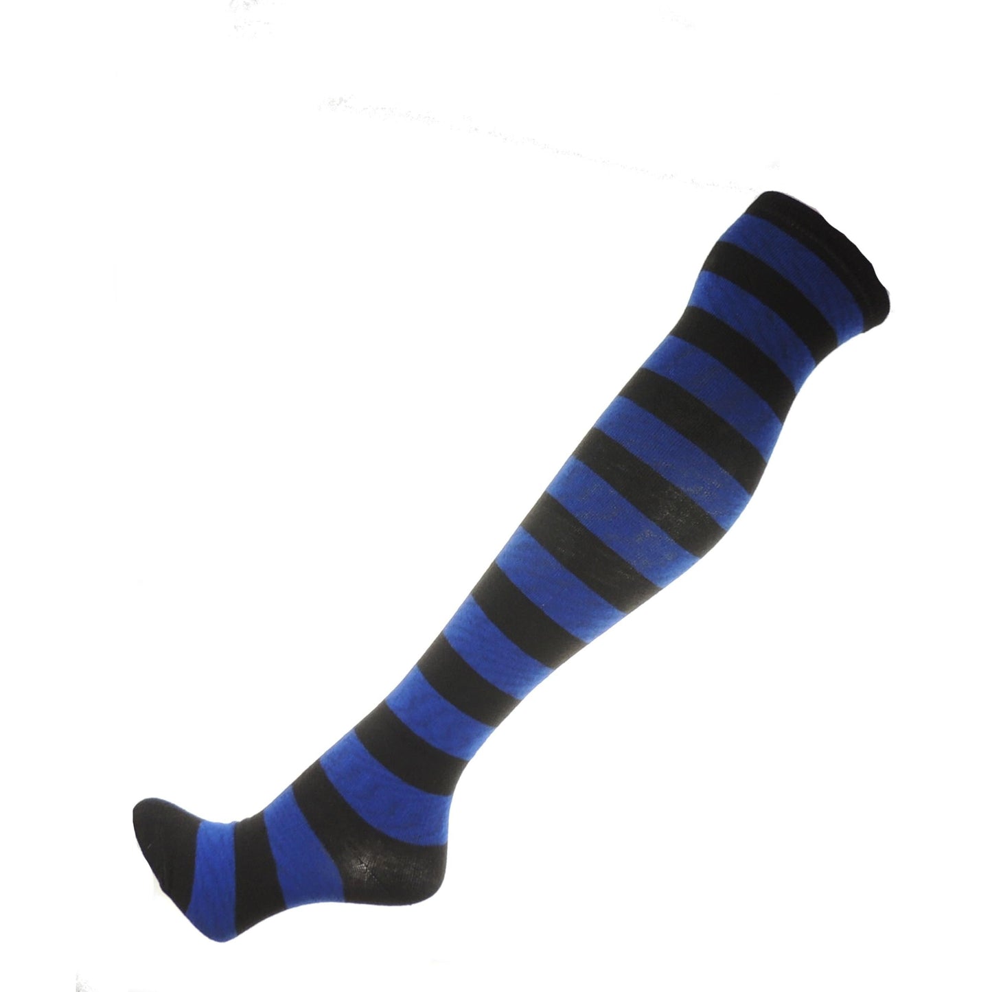 Womens Fancy Dress Party Dance School Costume Outfit Halloween Christmas Legwear Hosiery Steam Punk Over Knee Thigh Socks UK 4-7 (UK, Alpha, One Size, Regular, Regular, White Red Bobbles)