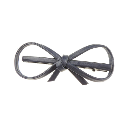 Womens Girls Vintage Look Leather LookParty Hair Accessories Styling Barrette Claw Hairpin Sectioning Grips Concorde Beak Duckbill Clamp Alligator Crocodile Clip Tied Bow Knot
