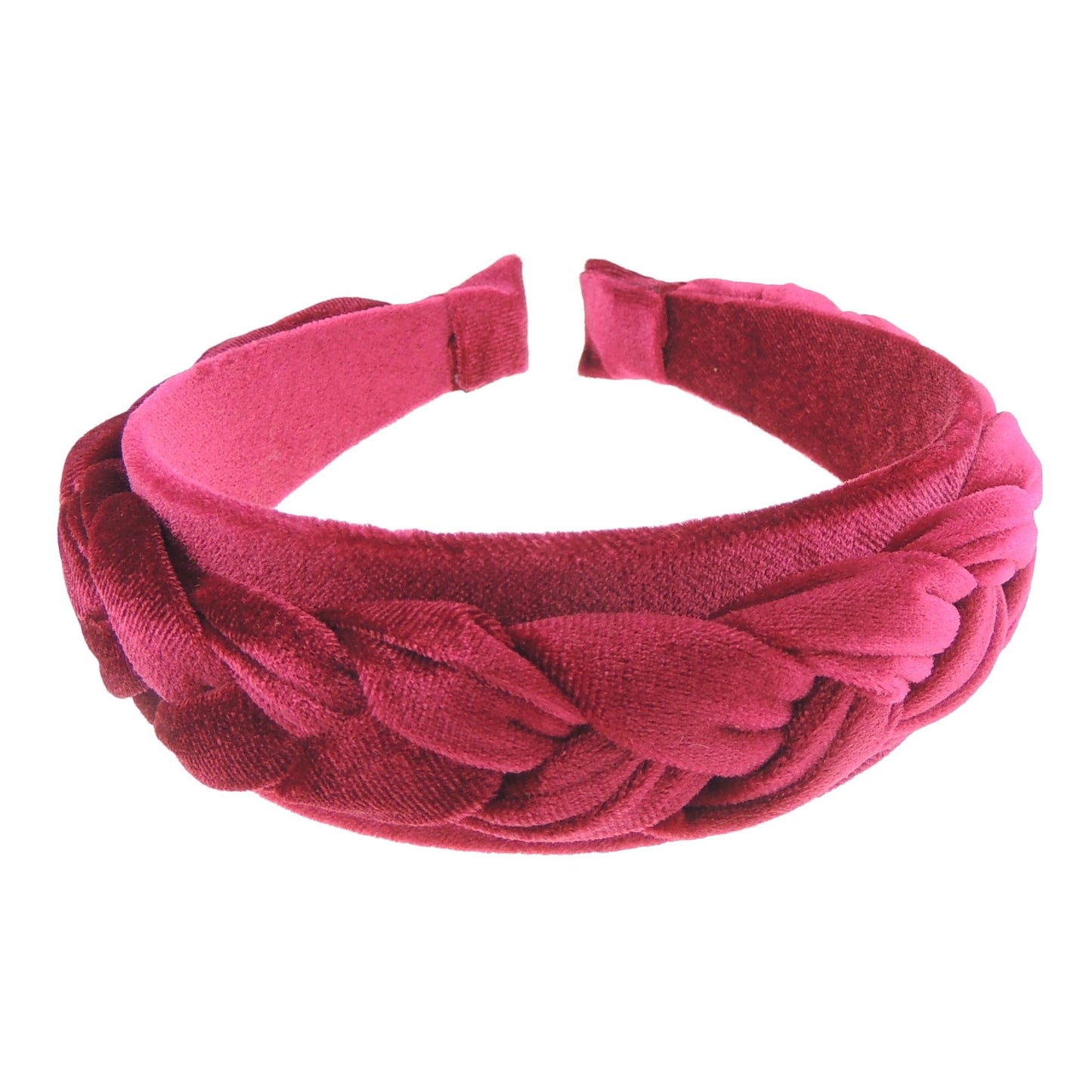 Womens Luxury Occasion Wedding Bridal Party Birthday Christmas Evening Luxury Wide Thick Plaited Braided Twist Turban Padded Velvet Velour Hair Hairband Accessories Headband Alice Band