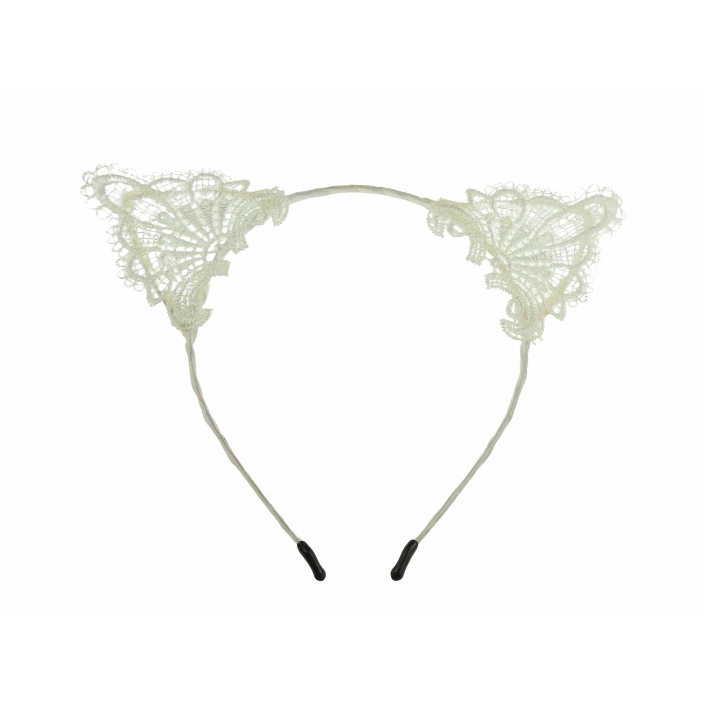 Womens Fancy Dress Up Party Role Play Cosplay Costume Christmas Hen Do Halloween Deeley Bopper Headband Hairband Hair Alice Band Fabric Lace Cat Kitten Ears