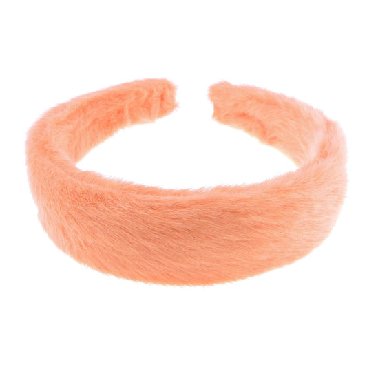 Womens SMALL HEAD Wide Soft Plush Faux Fur Fabric Boho Winter Christmas Birthday Wedding Bridesmaid Party Headpiece Hair Head Headband Alice Band