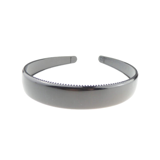 GIRLS SMALL HEAD LADIES School Uniform Birthday Party Hair Accessories Basic Plain Plastic Teeth Stencil Short Long Hair Headband Alice Band Hairband 2cm Black