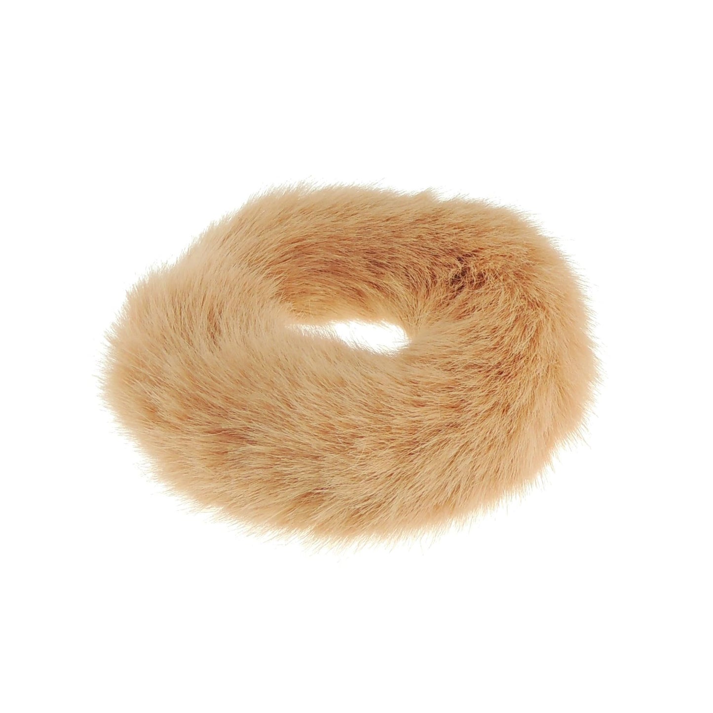 Cute Womens Girls Soft Plush Faux Fur Fabric Winter Sleep Christmas Birthday Wedding Bridesmaid Party Ponio Tie Elastic Accessories Bobbles Ponytail Holder Band Hair Scrunchie