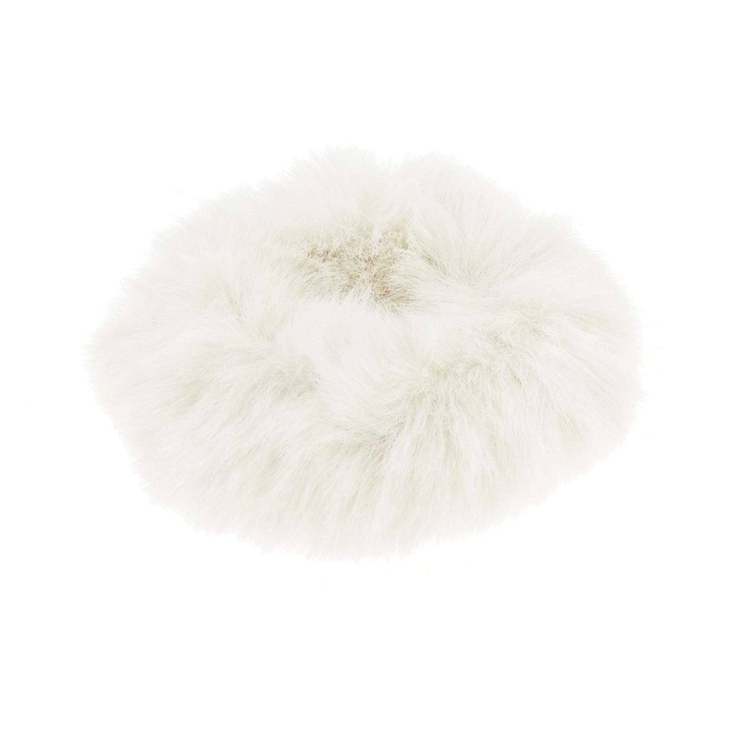 Cute Womens Girls Soft Plush Faux Fur Fabric Winter Sleep Christmas Birthday Wedding Bridesmaid Party Ponio Tie Elastic Accessories Bobbles Ponytail Holder Band Hair Scrunchie