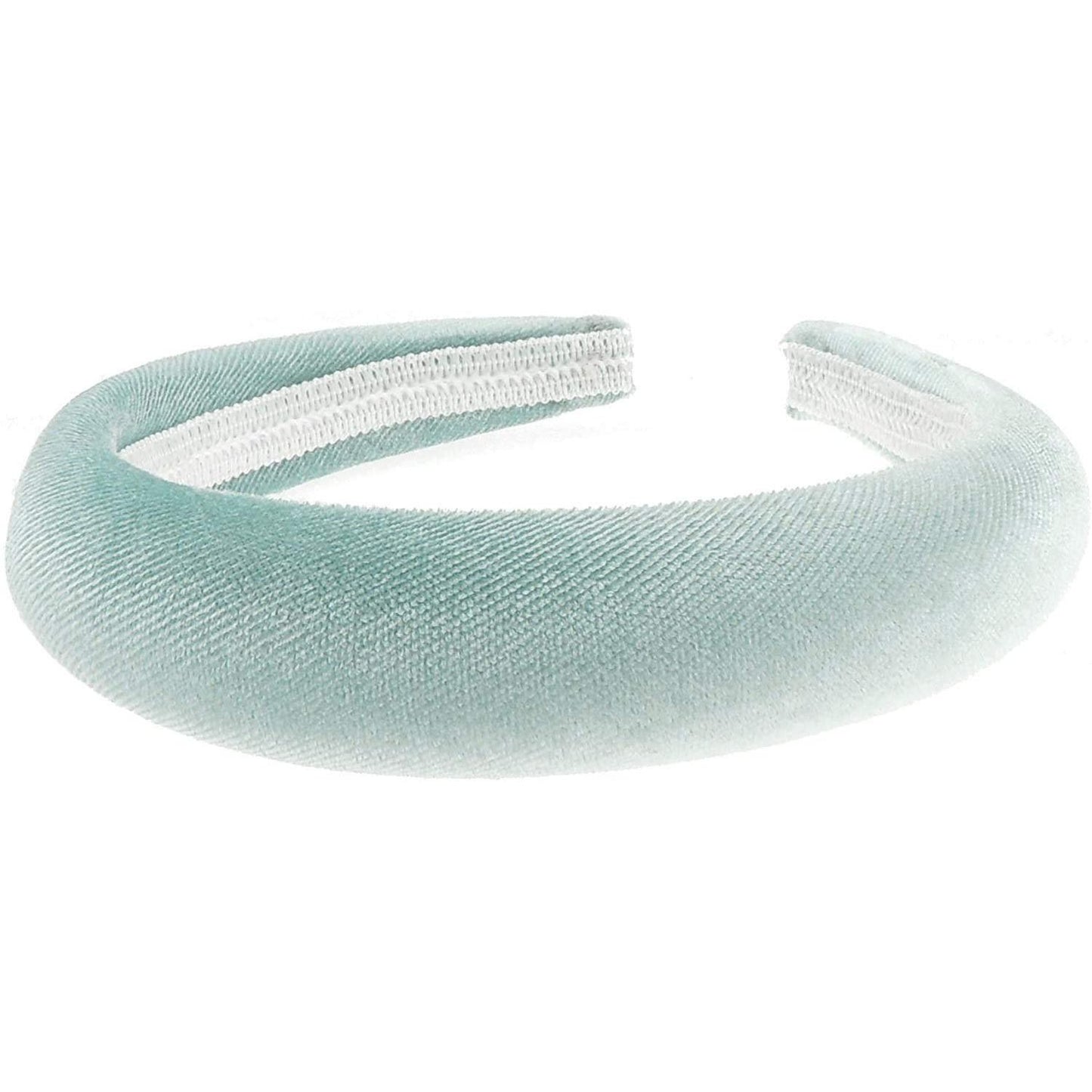 Womens Luxury Bump Padded Puffy Velvet Headband Winter Evening Wedding Party Birthday Bridal Christmas Birthday Bridesmaid Alice Band Hair Accessories Hairband, Gift Idea