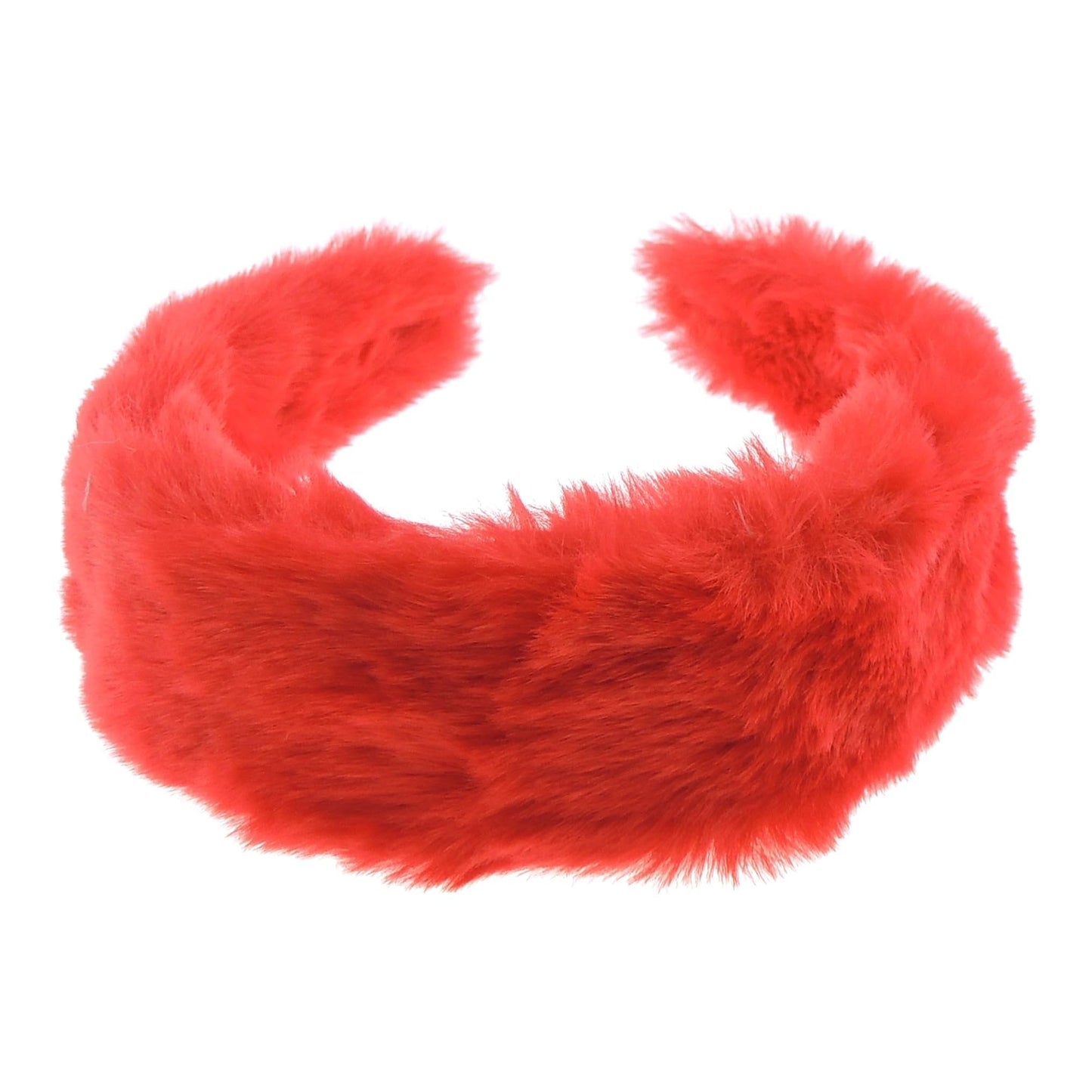 Ladies Wide Soft Faux Fur Fabric Winter Festive Headband Alice Band