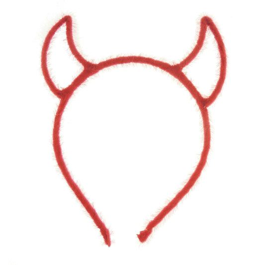 Womens Girls Fancy Dress Up Party Role School Play Cosplay Costume Hen Do Halloween Deely Deeley Bopper Animal Nativity Headband Hairband Hair Alice Band Goth Steampunk Satan Devil Horns Narrow .5cm