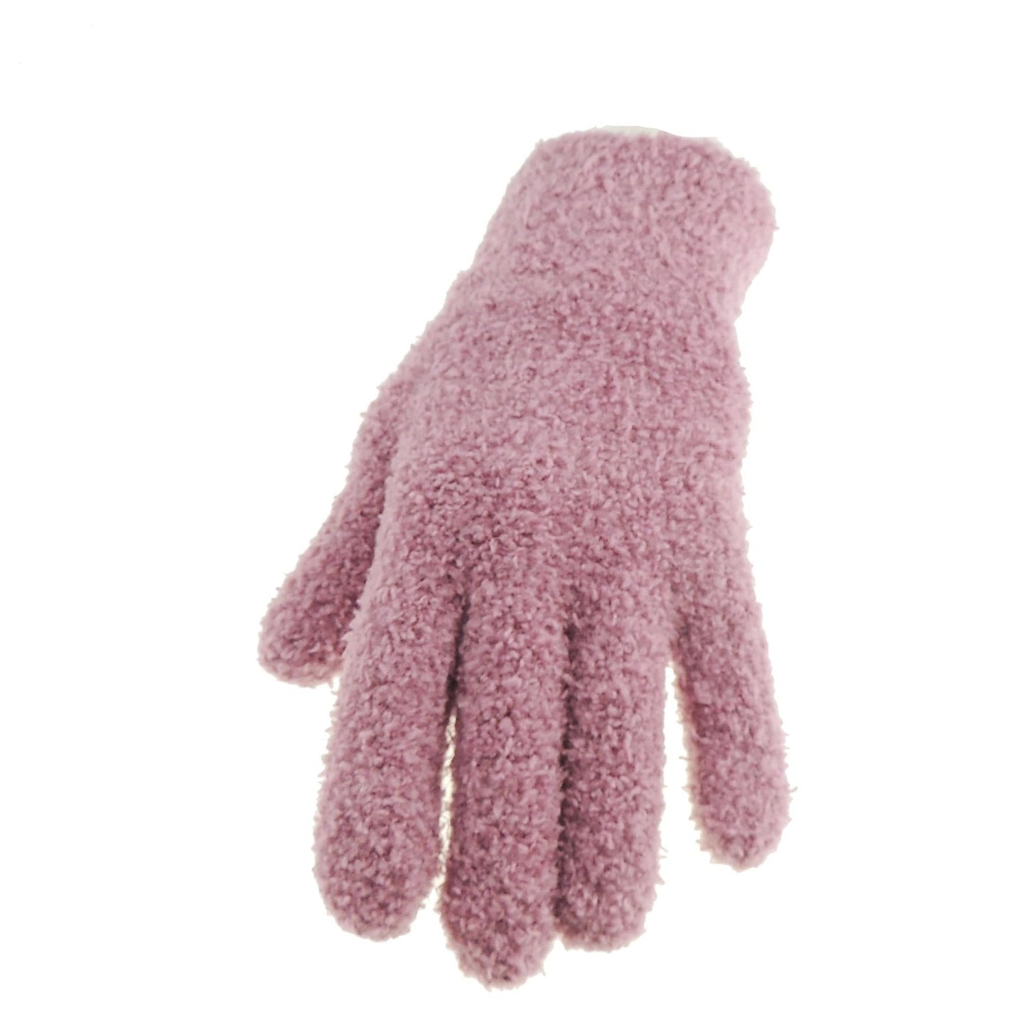 Glamour Girlz Feather Soft Ladies Womens Girls Thick Knitted Chenille Thermal Fleece Cold Weather Christmas Birthday Gift Winter Ski Outdoor Hand Warmers Touch Screen Mitts Mittens Gloves